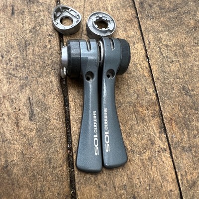 Commandes De Vitesse Shimano 105 SL-1051 Vintage – 7 Vitesses – Montage Tube Diagonal