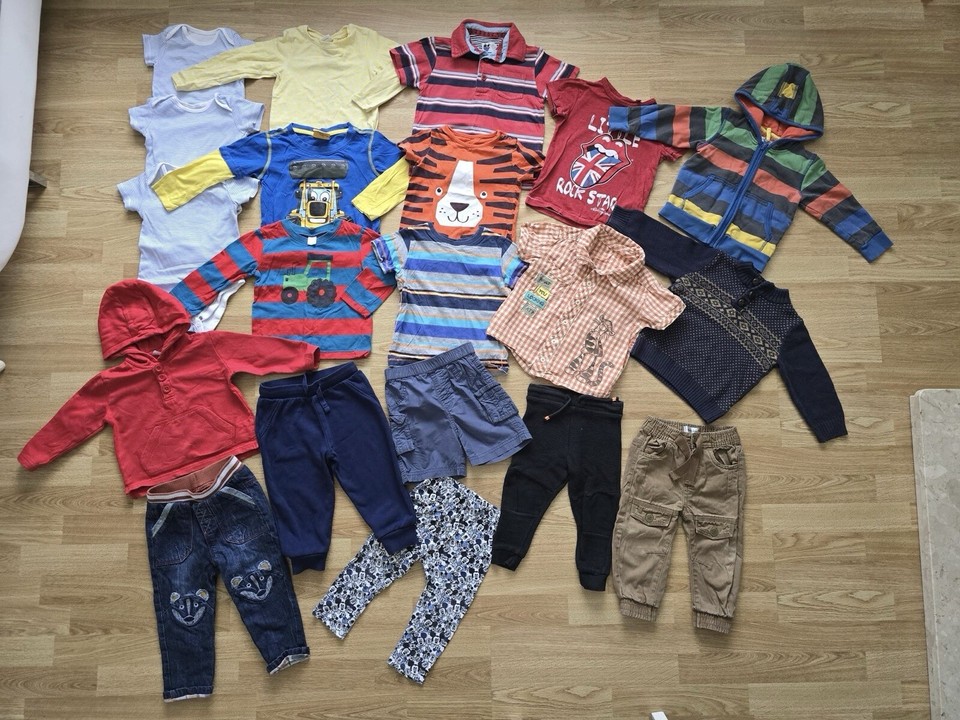 BABY BOY 💙 1218 MONTHS CLOTHES BUNDLE SET / TSHIRT / PANTS / JUMPER