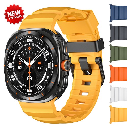 MEN Silicone Sport Strap Band for Samsung Galaxy Ultra Watch 47mm Soft Bracelet - 第 1/25 張圖片