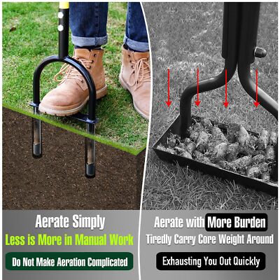 EEIEER Lawn Coring Aerator Tool, Upgarded Manual | Ubuy