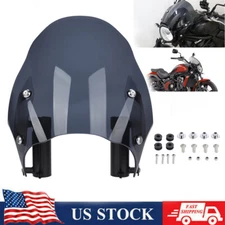 Gray Headlight Fairing Windshield For Kawasaki Vulcan S650 VN650 EN650 2015-2024