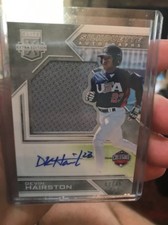 2016 Panini Elite Extra Devin Hairston Autograph Auto Patch Jersey Silver /49