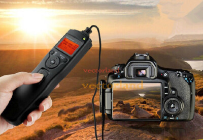 LCD TIMER REMOTE CONTROL Release FOR CANON EOS 500D 600D 1100D