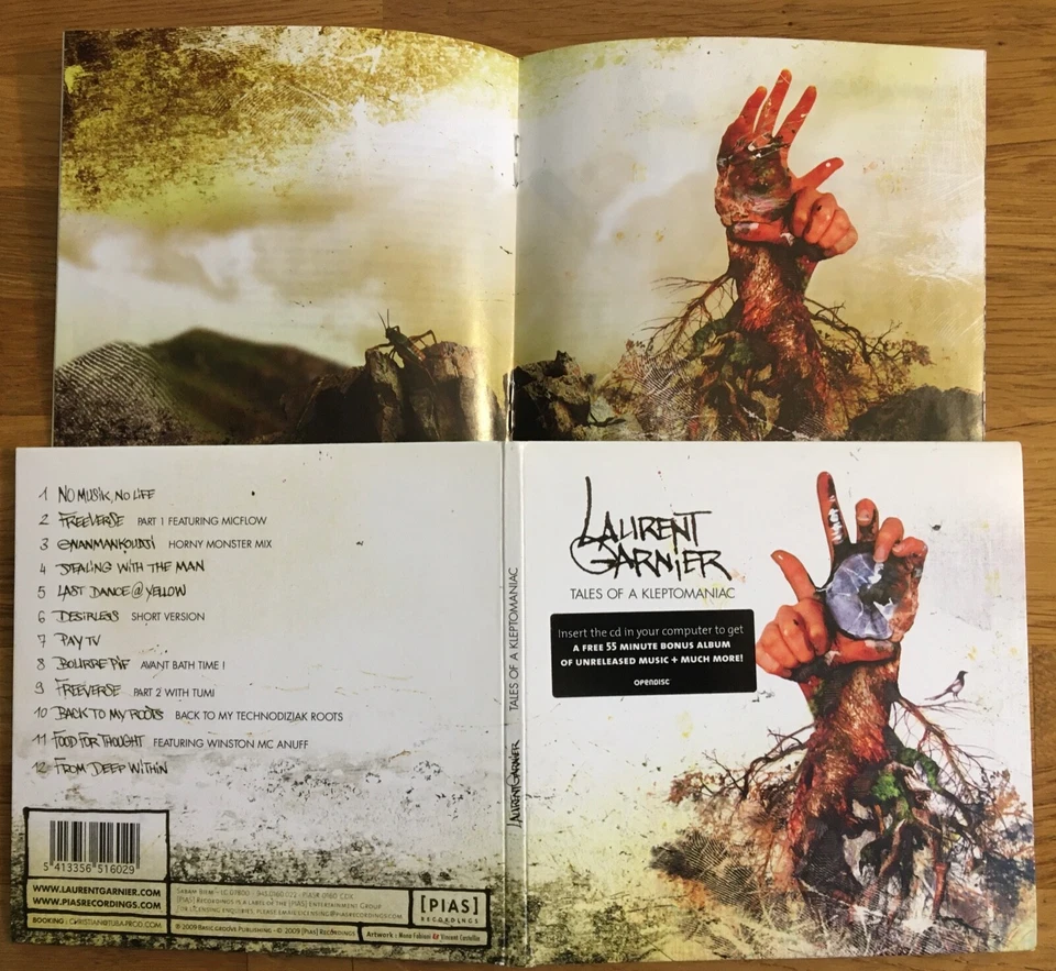 CD - laurent Garnier – tales of a kleptomaniac - 16page booklet  - 2009 - PIAS - Bild 3 von 4