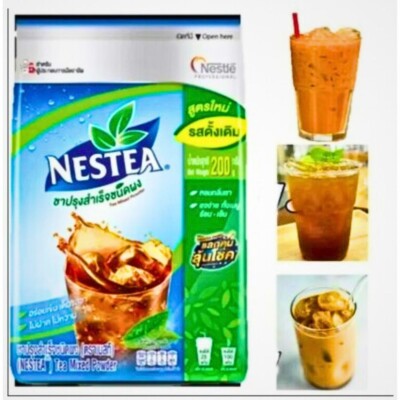Tea instant nestea unsweetened powder no sugar 200g mix nestle iced drink x 10
