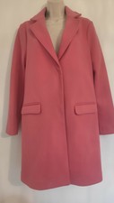 Gorgeous Salmon Pink Smart M&co Size 10 Overcoat Bnwt Rrp £59