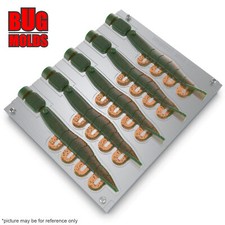 Bait DIY Fishing Mold Soft Plastic Baits Lure Plastisol Bass ShrimpX