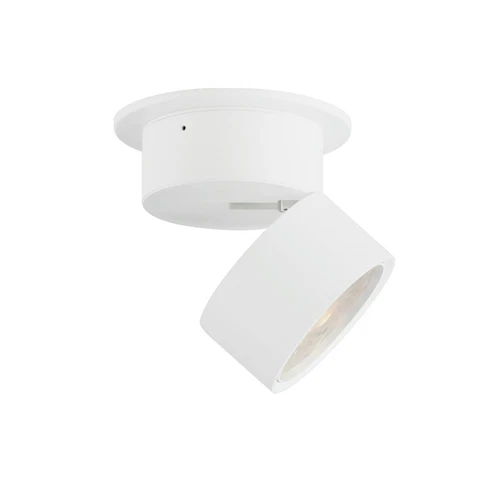 Maxim Lighting Swinger 1 Light 5.25" Adjustable LED Flush Mount, White - 86242WT - Picture 1 of 1