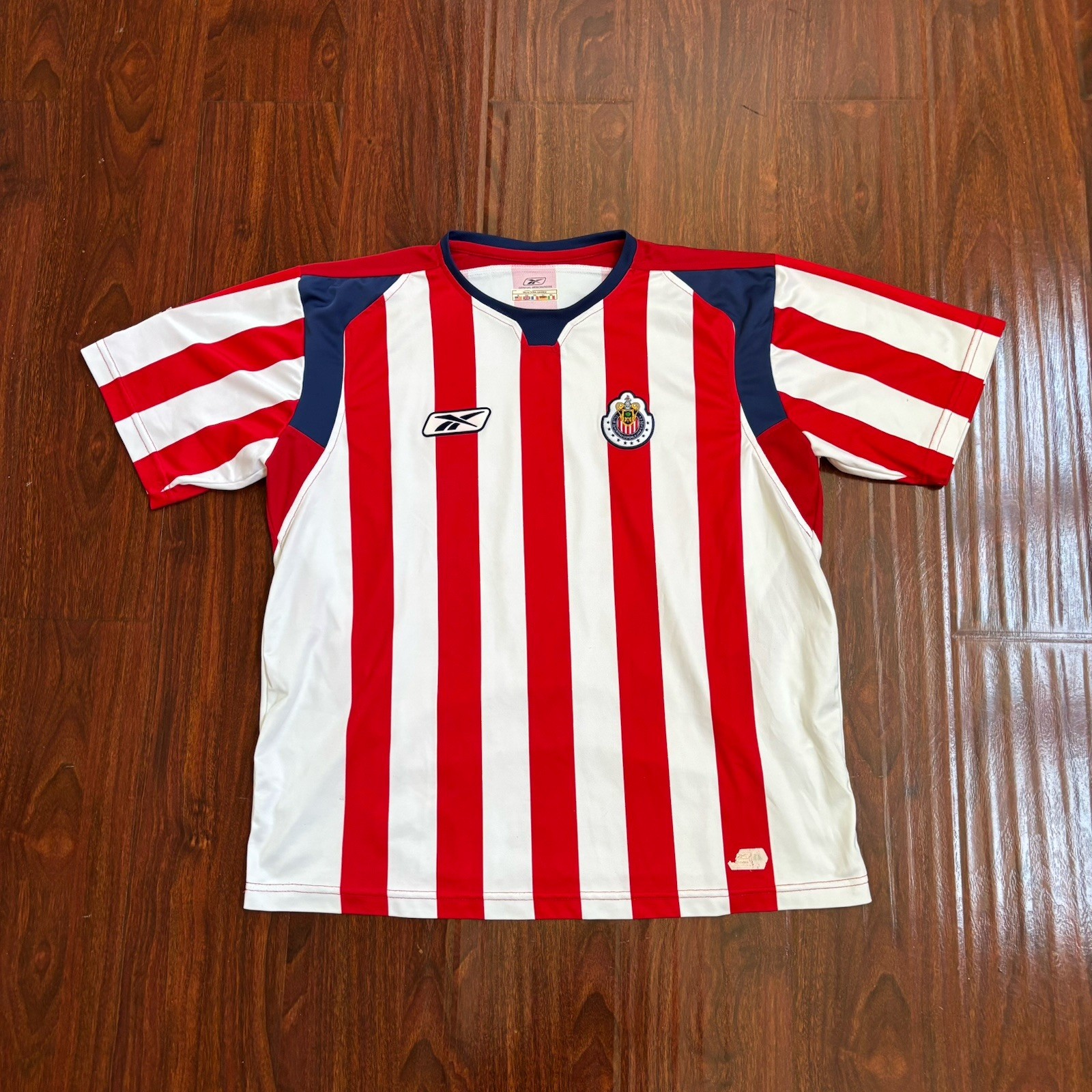 Vtg Reebok Club Deportivo Guadalajara Chivas Jersey XL 2004-2005 Liga MX Mexico