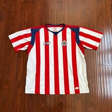 Vtg Reebok Club Deportivo Guadalajara Chivas Jersey XL 2004-2005 Liga MX Mexico
