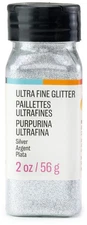 CousinDIY Extra Fine Glitter 2oz-Silver
