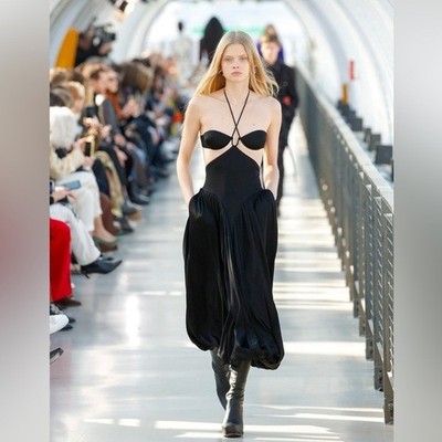 NWT Stella McCartney Runway Halter Neck Cut Out Midi Dress Black Sz 38 | eBay NWT Stella McCartney Runway Halter Neck Cut Out Midi Dress Black Sz 38 | eBay