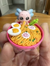 Zuru Mini Brands Kawaii Snaxolotl Ramen Axolotl Collectible Figure