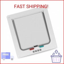Cat Door- 4-Way Locking Option for Interior/Exterior Doors and Walls XL