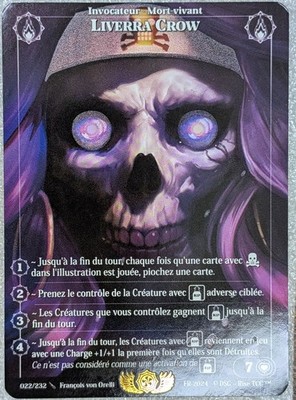 Liverra Crow Foil - Candypocalypse - 022/232 - Offizielle RISE-Karte TCG FR