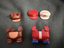 LEGO. Super Mario. Fire Mario Suit hat 71370 and others. Used. Lot. As shown.