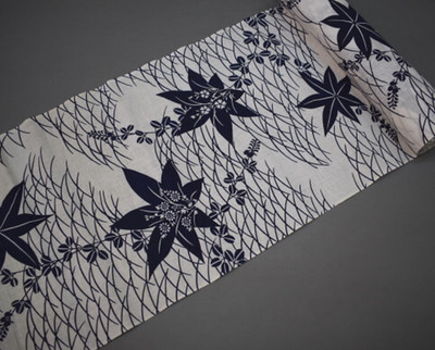 Maple Cotton Bolt UnUsed BY THE YARD Japanese Yukata Kimono Fabric BCB
