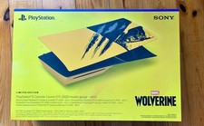 PS5 SLIM COVER FACEPLATE WOLVERINE BATTTLE YELLOW LIMITED EDITION CUSTOMS FREE
