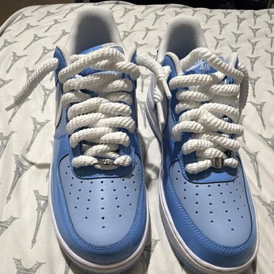 Nike Air Force 1 '07 LV8 Psychic Blue Patent HV9405-400 Sneaker