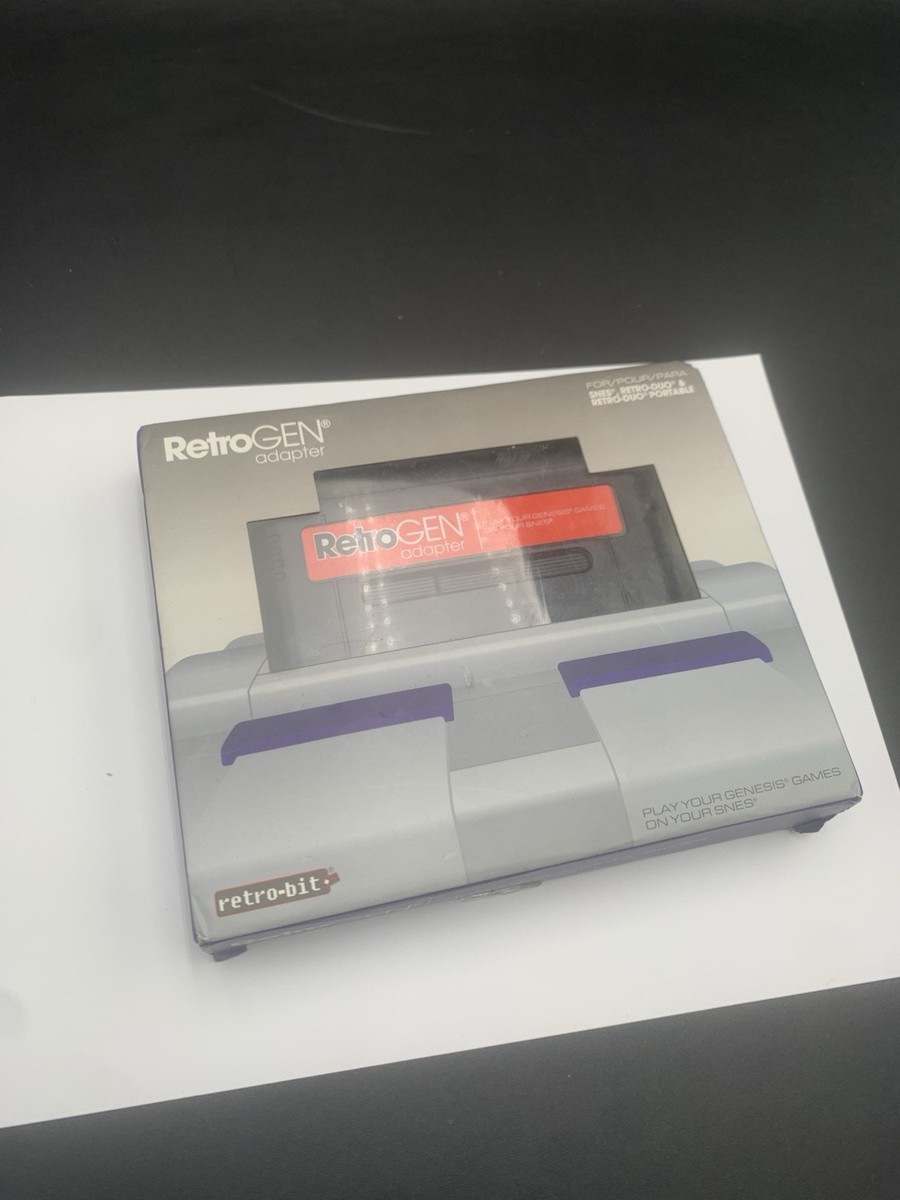 Retro-Bit RetroGEN Adapter Genesis to SNES Cartridge Adapter for