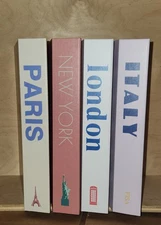 4 Fake Books Hidden Compartment Secret Stash Safe Book Container Storage New