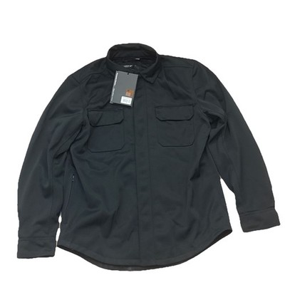 HARLEY-DAVIDSON MEN'S OPERATIVE MESH RIDING SHIRT JACKET - HARLEY BLACK LARGE L