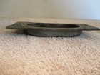 Vintage brass pocket door back plate with Eastlake pattern — photo 5