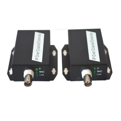 2PCS/Set Network Rj45 BNC IP Over Coaxial Extender Accessories Up to 500m