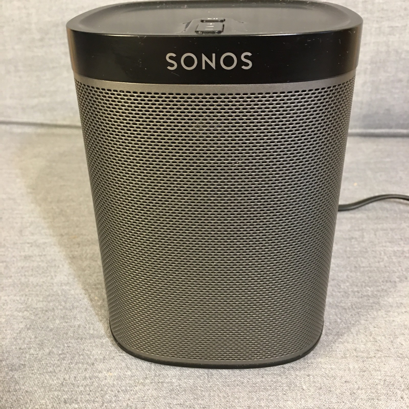 Sonos PLAY:1 Smart Speaker, blk/gray, Working, S2 app, Manuf. 09/16,