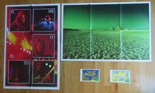 Original 1973 DARK SIDE OF THE MOON - PINK FLOYD Posters Stickers DAVID GILMOUR