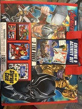 MARVEL AVENGERS Sticker Color And Activity Set With Storage Case-New 2020