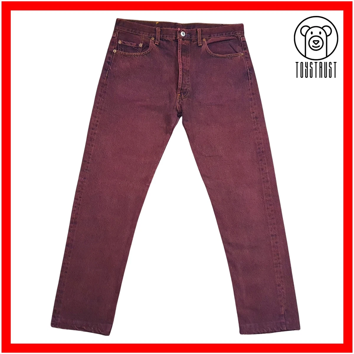 Levi's Red Jeans for Men for sale | eBay UK