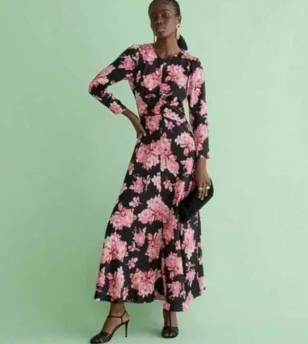 j crew floral dress long sleeve Floral Dresses