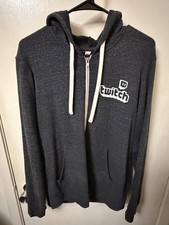 Official Twitch Bella  Canvas Heather Gray Hoodie Limited Release/Rare