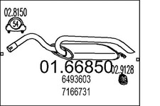 Pot d'échappement Ford ORION