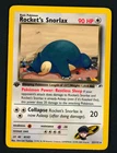 Pokemon Rocket's Snorlax 1st Edition Gym Heros 33/132 Rare (NM)