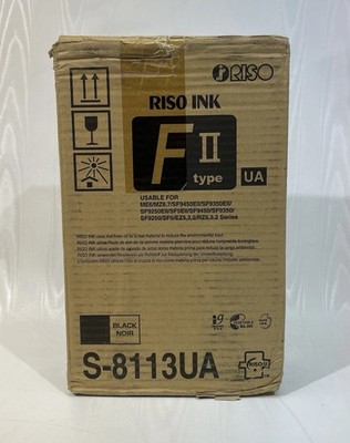 2 Pack - Riso F2 FII Type S-8113U Black Ink