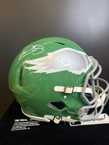 Philadelphia Eagles Donovan McNabb Kelly Green Autographed Authentic Helmet
