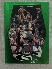 1998-99 Upper Deck UD Choice - Starquest Reggie Miller #SQ11 Green