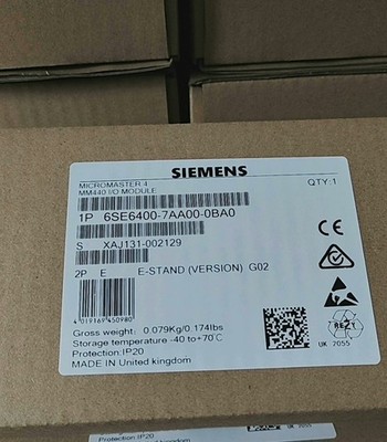 6SE6400-7AA00-0BA0 I/O terminal board be use to Siemens drive Brand new 1pcs