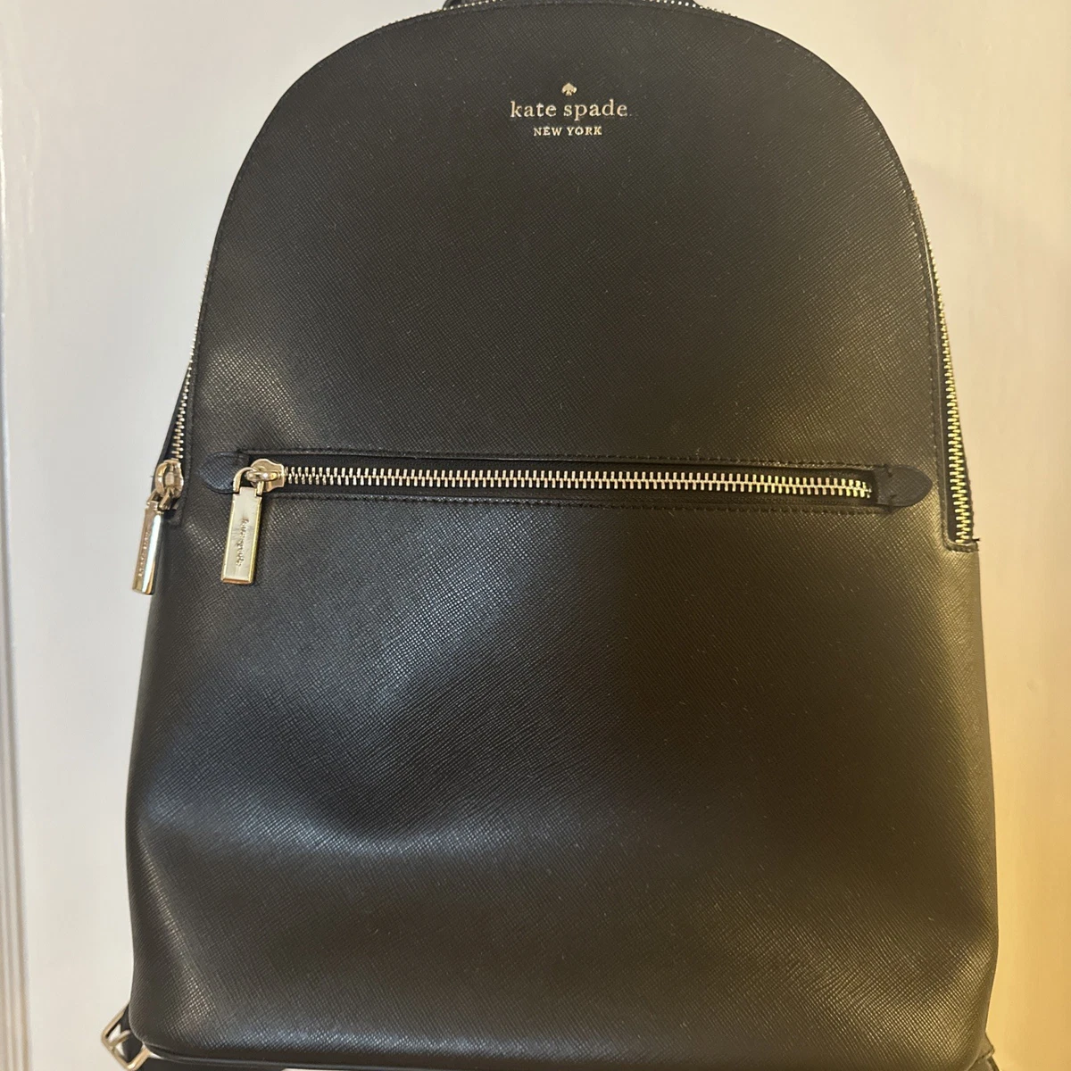 Kate Spade Backpack Women Medium Black Good Quilted Nylon Gold Zip Travel kate spade new york Backpack Quilted Bags & Handbags for  main image 2