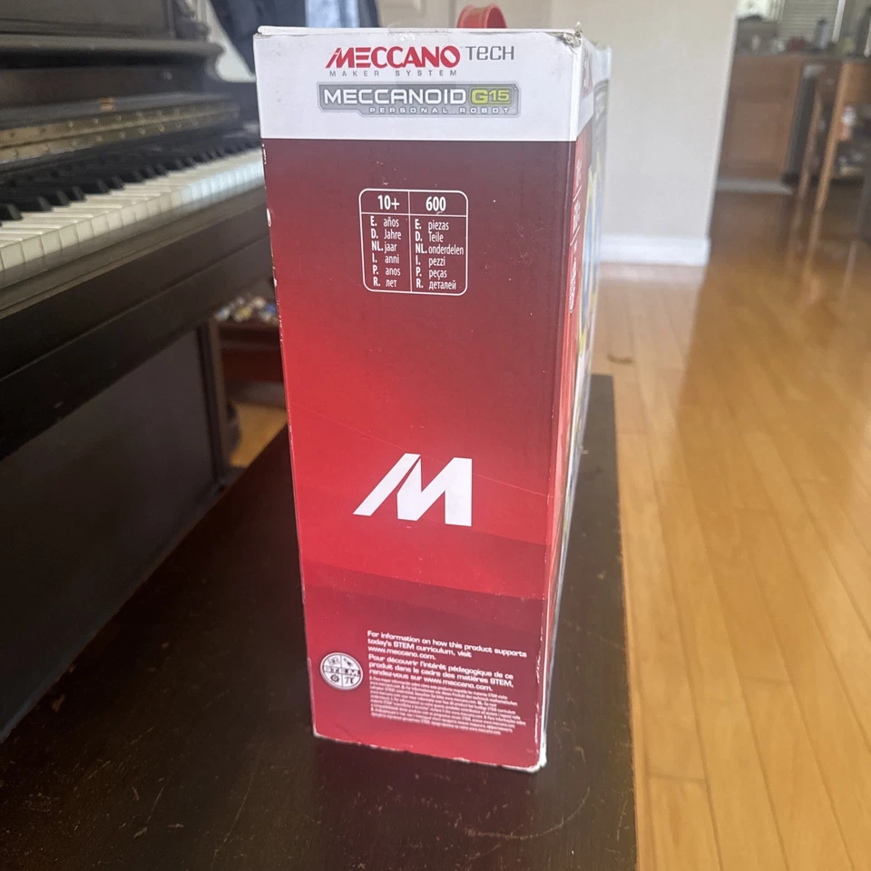 Novo Robô Pessoal STEM Meccano Tech Meccanoid G15 Caixa Aberta - Imagem 3 de 4