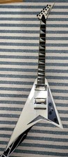 Grover Jackson Randy Rhoads V Hardtail 1992 Made in Japan White Shark Fin HH