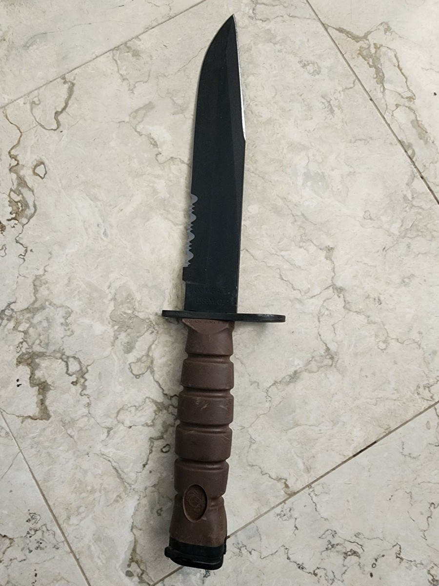 USMC Issued Ontario Knife OKC 3S Bayonet with 8