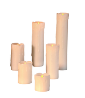 Gravidus 6Er Set LED Kerzen Echtwachs Flammenlos Mit Timer