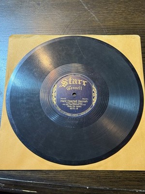 STARR GENNETT Record 78 Rpm 9573 Windy City Jazzers HARD HEARTED HANNAH