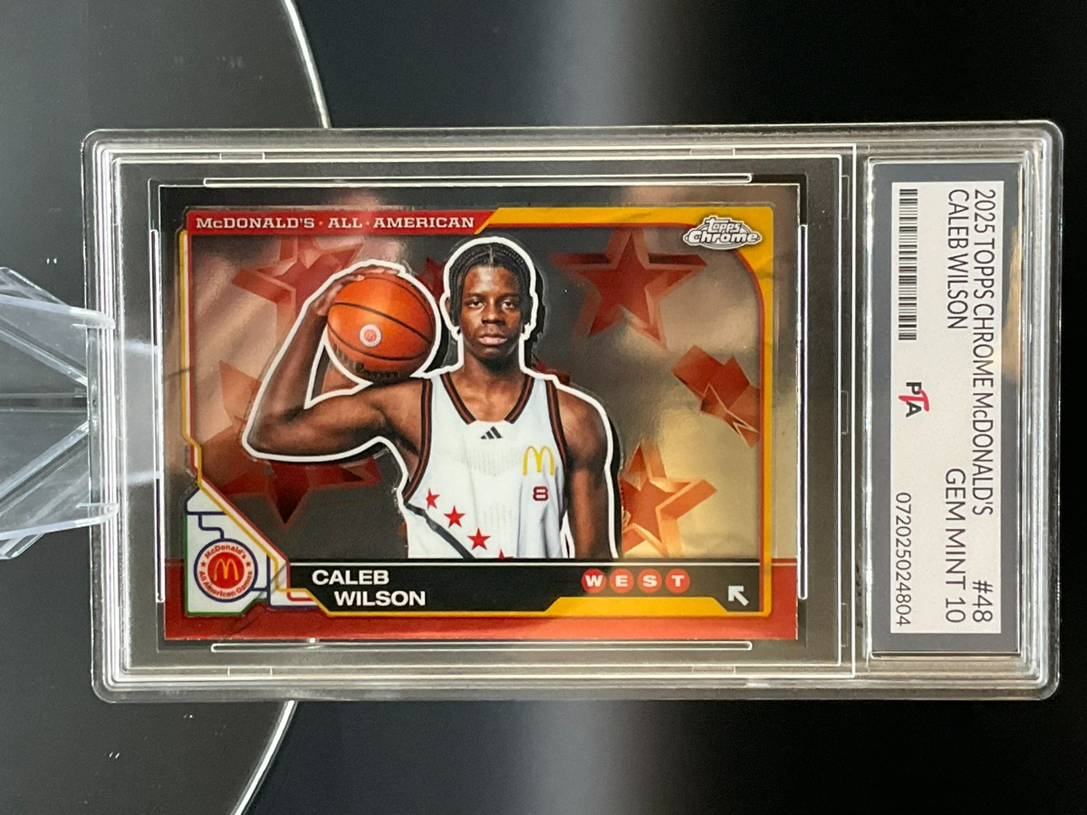 2025 Topps Chrome McDonald's All American #48 Caleb Wilson GEM