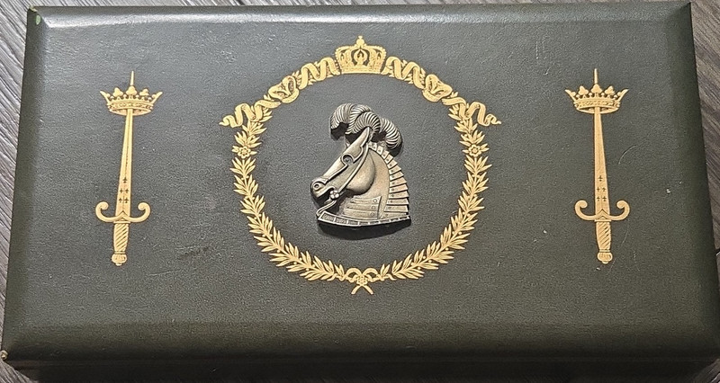 vintage 1970s Swank men's cufflink valet box, designed by Philipp of Sweden