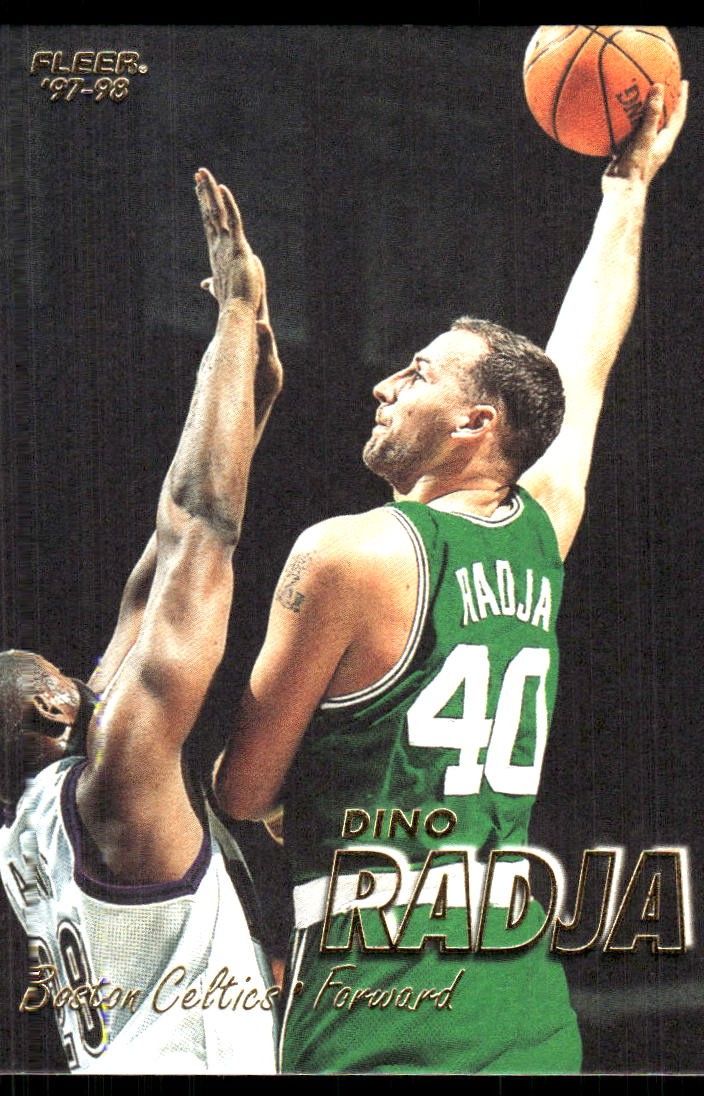 Dino Radja 1997-98 Fleer #40 Celtics FREE SHIPPING StackedPacks