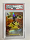 TOPPS CHROME UCC 22/23 KARIM ADEYEMI DORTMUND GOLAZO PARALLEL 18/25 PSA 9.